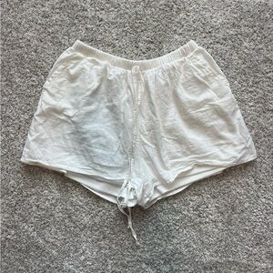 Bronze Snake White Shorts